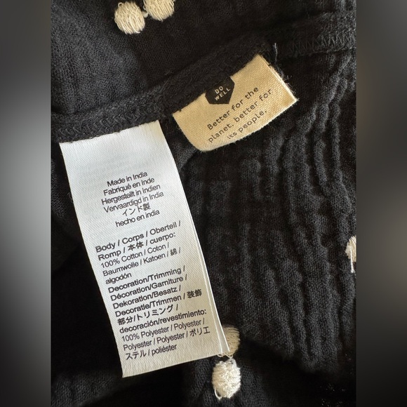 Madewell tiered mini dress lightspun gauze - Picture 6 of 12